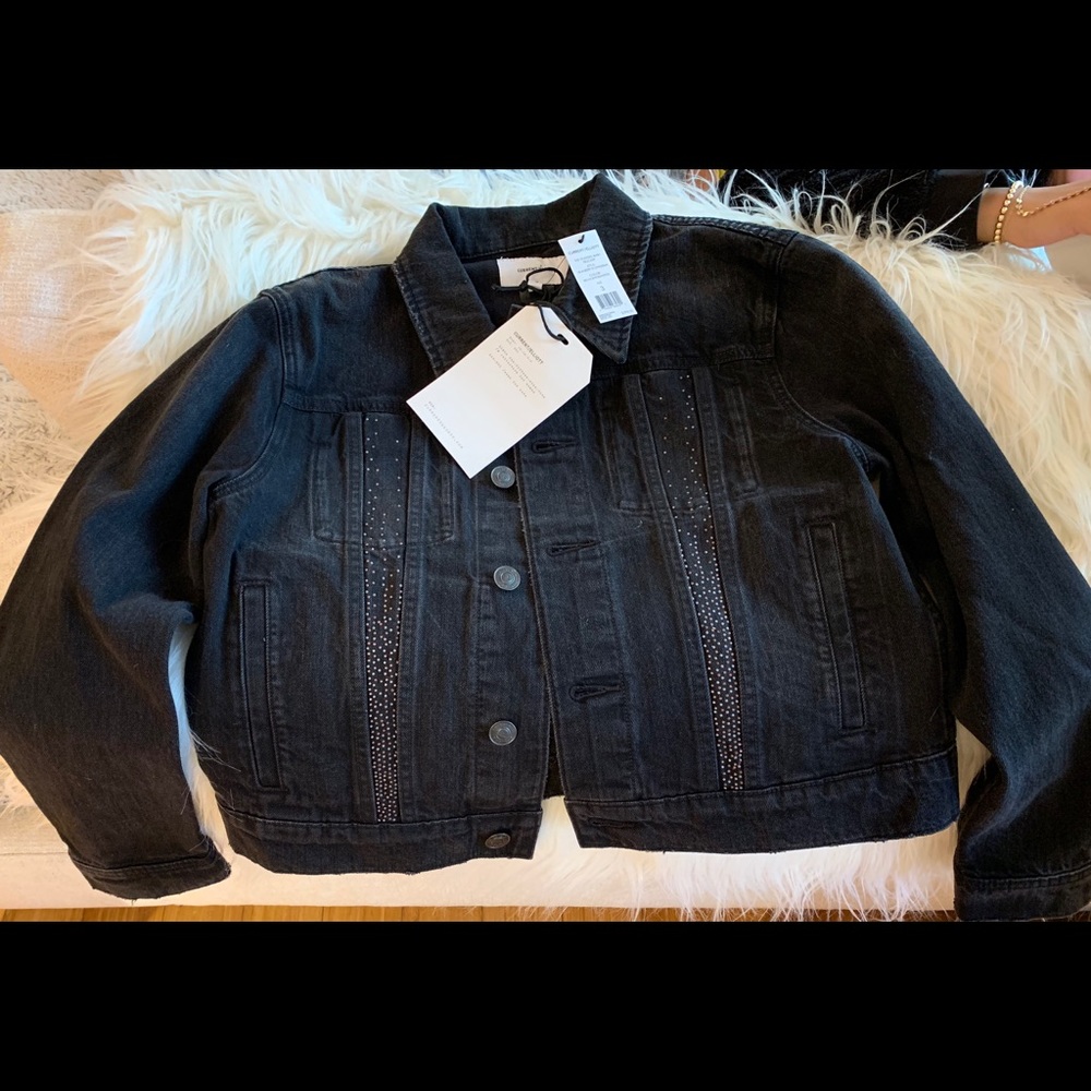 Current/Elliot Black Denim Jacket